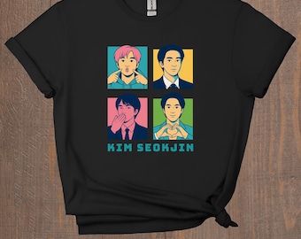 BTS Jin Inspired Run SeokJin Ep. Tour Concert T-Shirt, K-pop Tee Gift for Bangtan Army