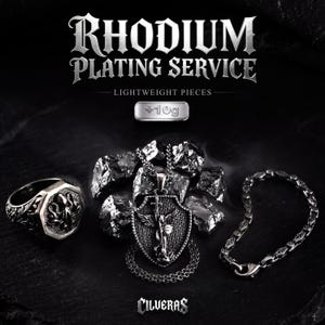 Extra Rhodium Plating Service (+10g)