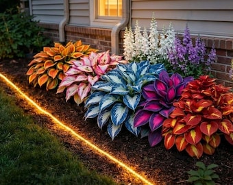 Exotic Multicolor Hosta Seeds – Shade Loving Perennial