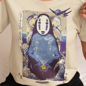 トップス Spirited Away anime tee Spirited Away Studio Ghibli Streetwear T-Shirt | Anime Ape