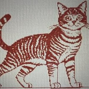 Cat - Overlay Mosaic Crochet - PATTERN ONLY - US crochet terms
