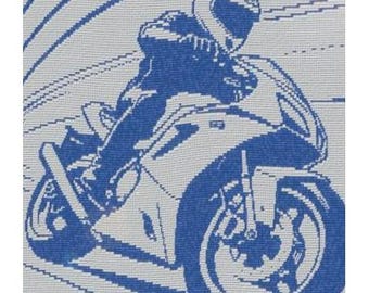 UK Overlay Mosaic Häkelanleitung für eine Decke - Motorrad