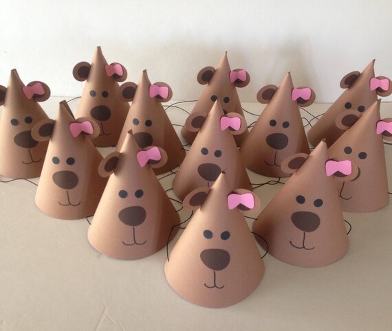 teddy bear party hats