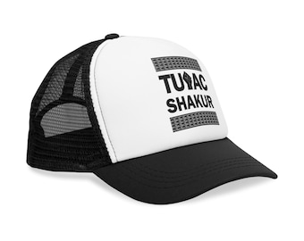 2Pac Mesh Cap | Hip Hop Hat, Music Lover Gift, Festival Accessory, Streetwear Style, Vintage Trucker Cap, Unisex Fashion