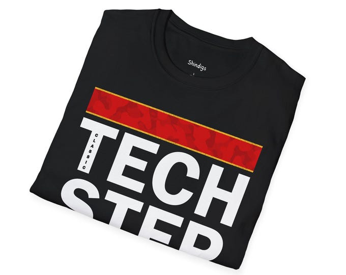 Classic Techstep tshirt - drum and bass - Neurofunk
