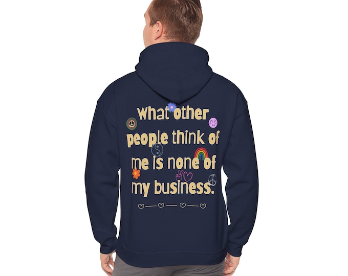 Inner Peace Hoodie: Inspirational Self-Care Sweatshirt