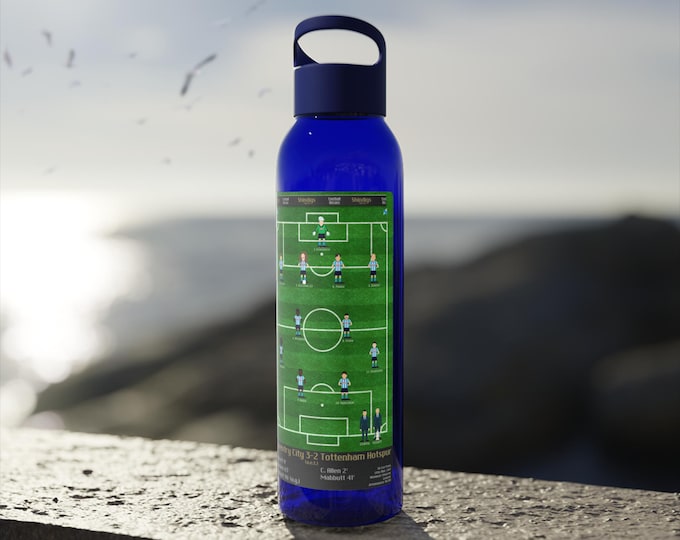 Coventry City FA Cup 1987 Water Bottle: Football Heroes Design