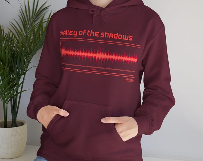 Waveform Essentials:  Valley of the Shadows - Hoodie - Classic Drum and Bass - Neurofunk - Techstep