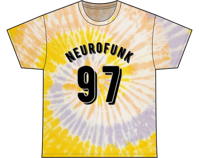 Vibrant Tie-Dye Cotton Tee: Retro 90s Festival Shirt
