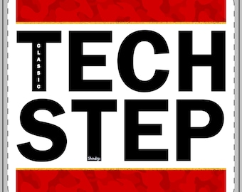 Classic Tech Step Coaster - Retro Drinkware, Housewarming Gift, Bar Decor, Music Lovers, Gift for Him/Her