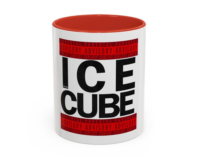 Bold Ice Cube Coffee Mug: Unique Music Lover Gift