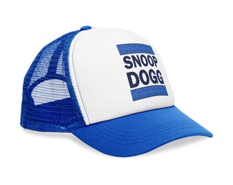 Trendy Snoop Dogg Mesh Cap, Casual Hat, Summer Accessory, Music Fan Gift, Streetwear Style, Festival Headwear