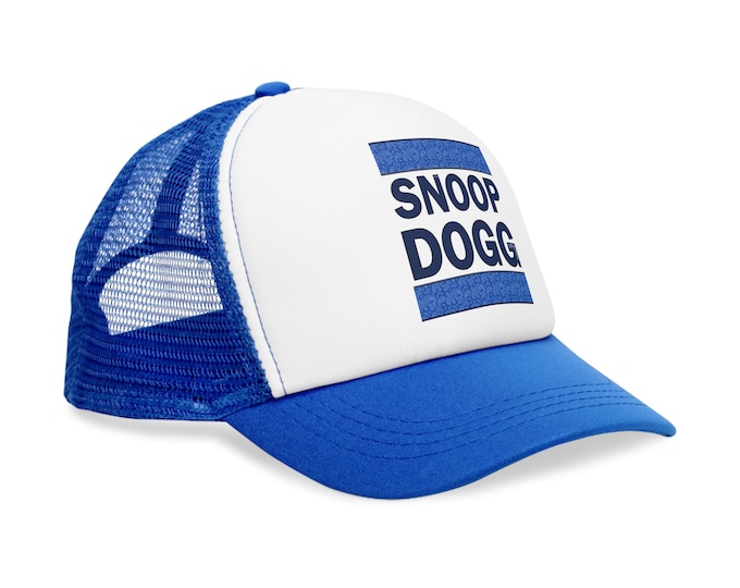 Trendy Snoop Dogg Mesh Cap, Casual Hat, Summer Accessory, Music Fan Gift, Streetwear Style, Festival Headwear