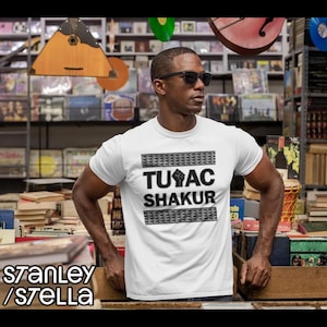 2Pac Hip Hop T-Shirt: West Coast Rap Music, Organic Cotton