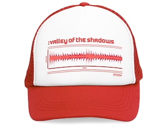 Valley of the Shadows Cap, Music Lover Gift, Unisex Outdoor Hat, Festival Accessory, Summer Style, Drum and Bass