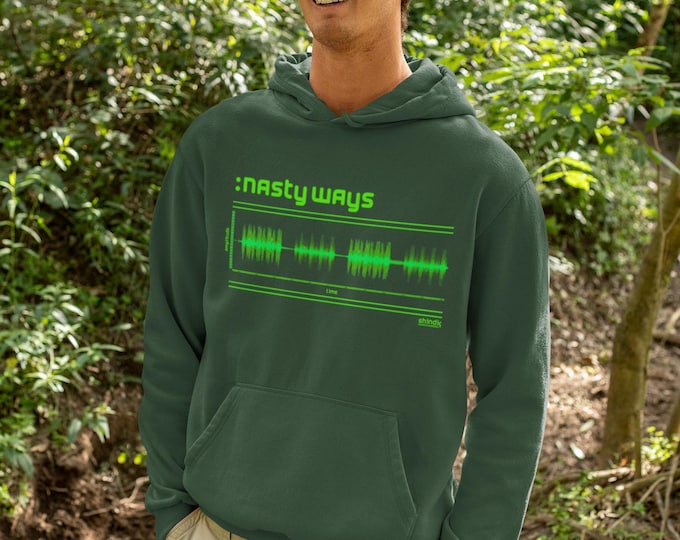 Waveform Essentials:  Nasty Ways - Hoodie - Classic Drum and Bass - Neurofunk - Techstep