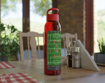 Liverpool FC Water Bottle: Football Heroes Design - Miracle of Istanbul