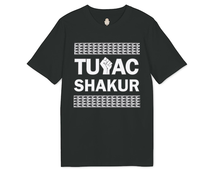 2Pac Unisex T-Shirt: West Coast Hip Hop Music, Organic Cotton
