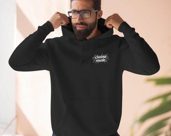 Neurofunk Music Fleece Hoodie: Graphic Streetwear Sweatshirt