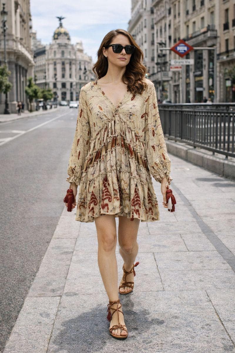 kimono skater dress Plus Plunge Kimono Sleeve Skater Dress
