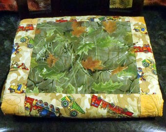 3# Camo Construction Boy Quilt