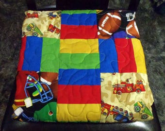 1# Football Camo Boy Quilt