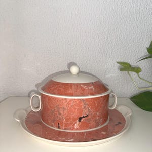 Elegante Villeroy Boch Siena Duo – Soepterrine en ronde serveerschaal