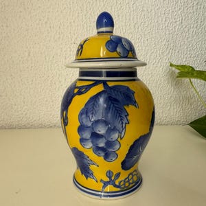 Pot de gingembre vintage - Récipient de rangement décoratif