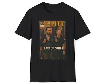 Vintage Graphic T-Shirt, Casual Unisex Tee, Gift for Movie Lovers, Cool End of Shift Tee, Retro Style Shirt