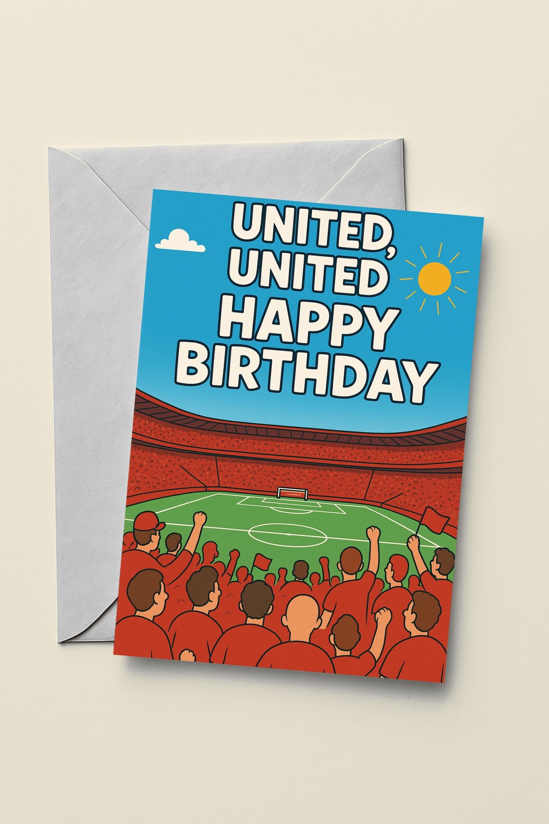 Mark Goldbridge The United Stand Christmas Jumper Funny Man United