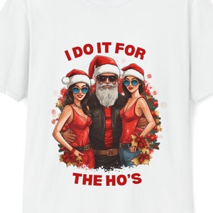 Santa Fun Ugly Christmas Family Pajama Party Shirt Holiday Festive Tshirt Gift
