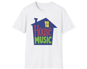 House Music Shirt, Retro DJ Graphic Tee, Dance Music Festival Shirt, Rave Streetwear, Club Outfit Tee, Music Lover Gift