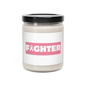 Pink Hope: Breast Cancer Awareness Candle Support Gift Ideas Fundraising Survivor