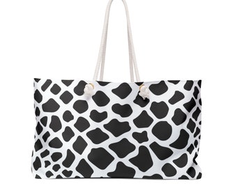 Animal Print Weekender Handbag Tote Bag Travel Bag Travel Accessories Travel Carry-on Personal Item Luggage Matching Set