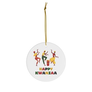 Kwanzaa Ceramic Ornament - Celebrate Unity, Culture, and Heritage