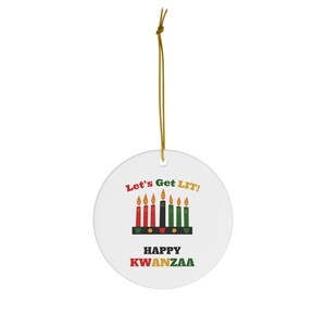 Kwanzaa Ceramic Ornament - Celebrate Unity, Culture, and Heritage