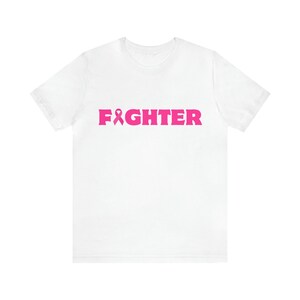 Pink Fight Breast Cancer Tee: Breast Cancer Awareness T-Shirt Pink Cancer Ribbon Shirt, Cancer Support Shirt