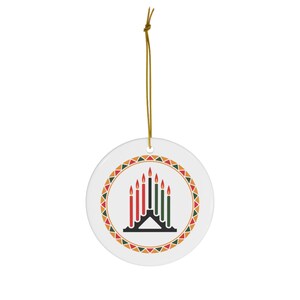 Kwanzaa Ceramic Ornament - Celebrate Unity, Culture, and Heritage