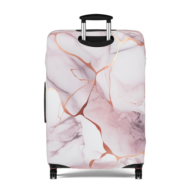 Pink Rose Hedgehogs Pattern Print Luggage Cover Protector