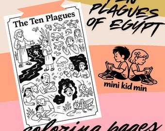 Ten Plagues of Egypt Coloring Pages: Kids Bible Activity (PDF Download)