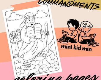 Ten Commandments Coloring Pages for Kids