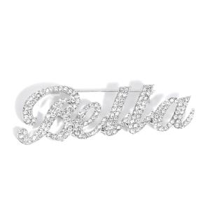 Personalized name pin - Custom letters brooch pin - Gift for Wedding party/Birthday/Anniversary - Gift for Her