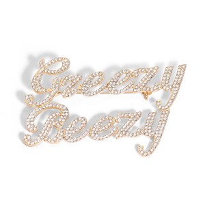 Custom Words Brooch - Custom Letters Pin - Custom Name Pin - Custom Numbers Pin - Personalised Holiday/Party Gifts - Team Members Gifts