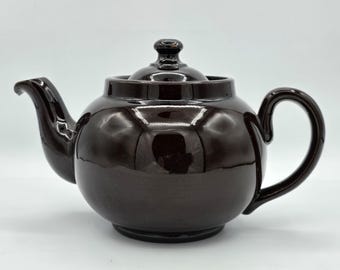 Vintage Alcock, Lindley & Bloore (ALB) English Brown Betty Design Teapot