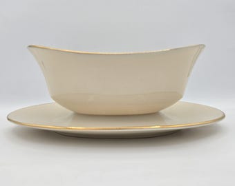 Lenox Hayworth Gravy Boat with Underplate