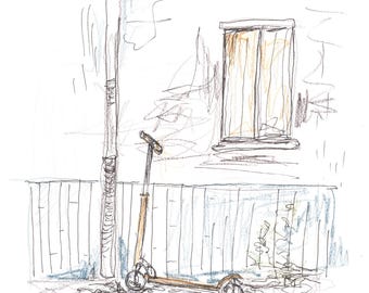 Supper's ready" original sketch