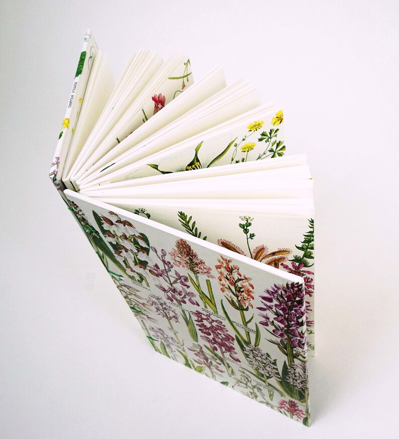 Botanical Journal Floral Notebook Garden Notebook Flower Etsy