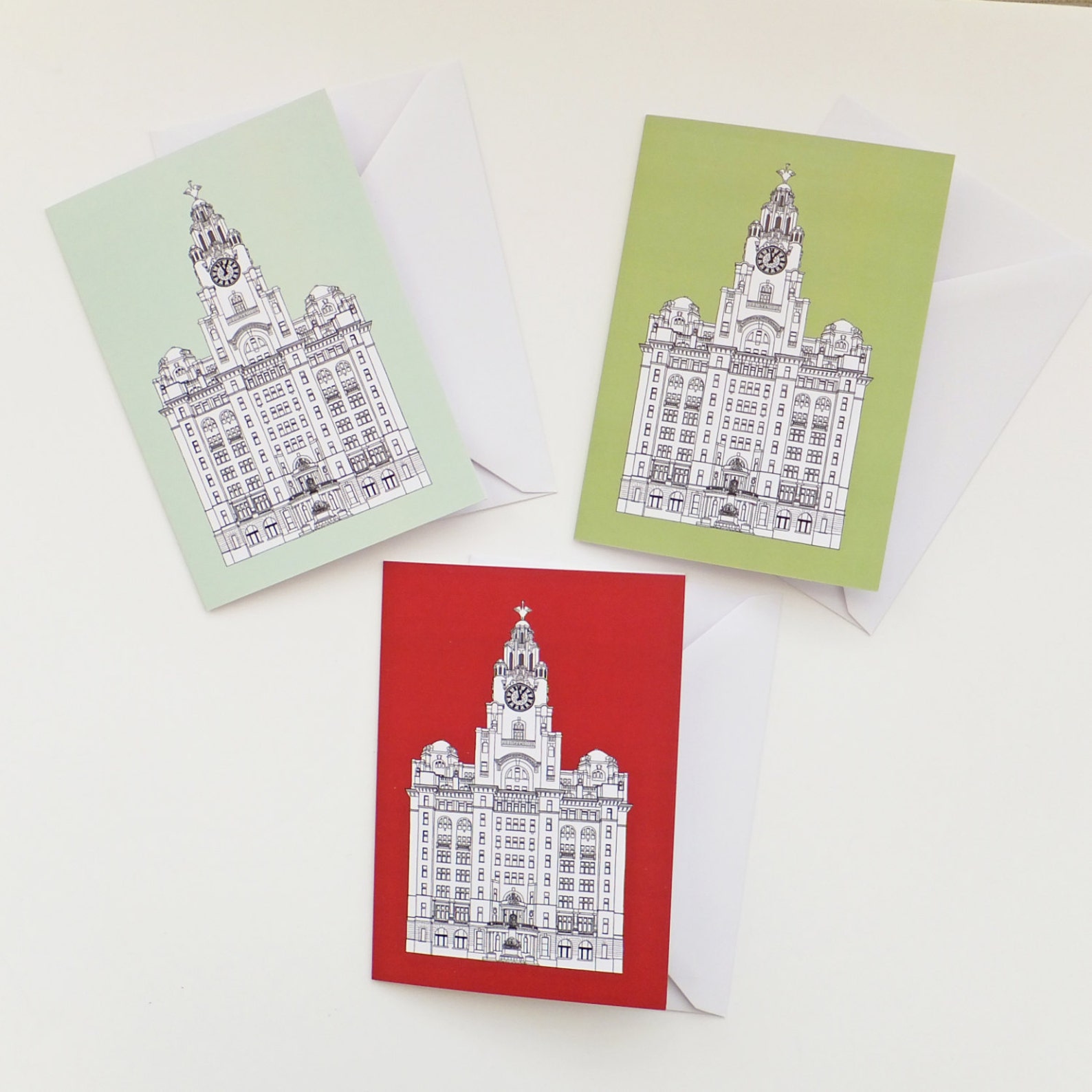 Liverpool Cards Blank Cards With Envelopes Greeting Cards - Etsy