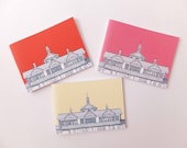 SALE Set of 3 Travel Journals, Dunoon Notebooks, Handbag Notebooks, Small notepads, Handbag Notebooks
