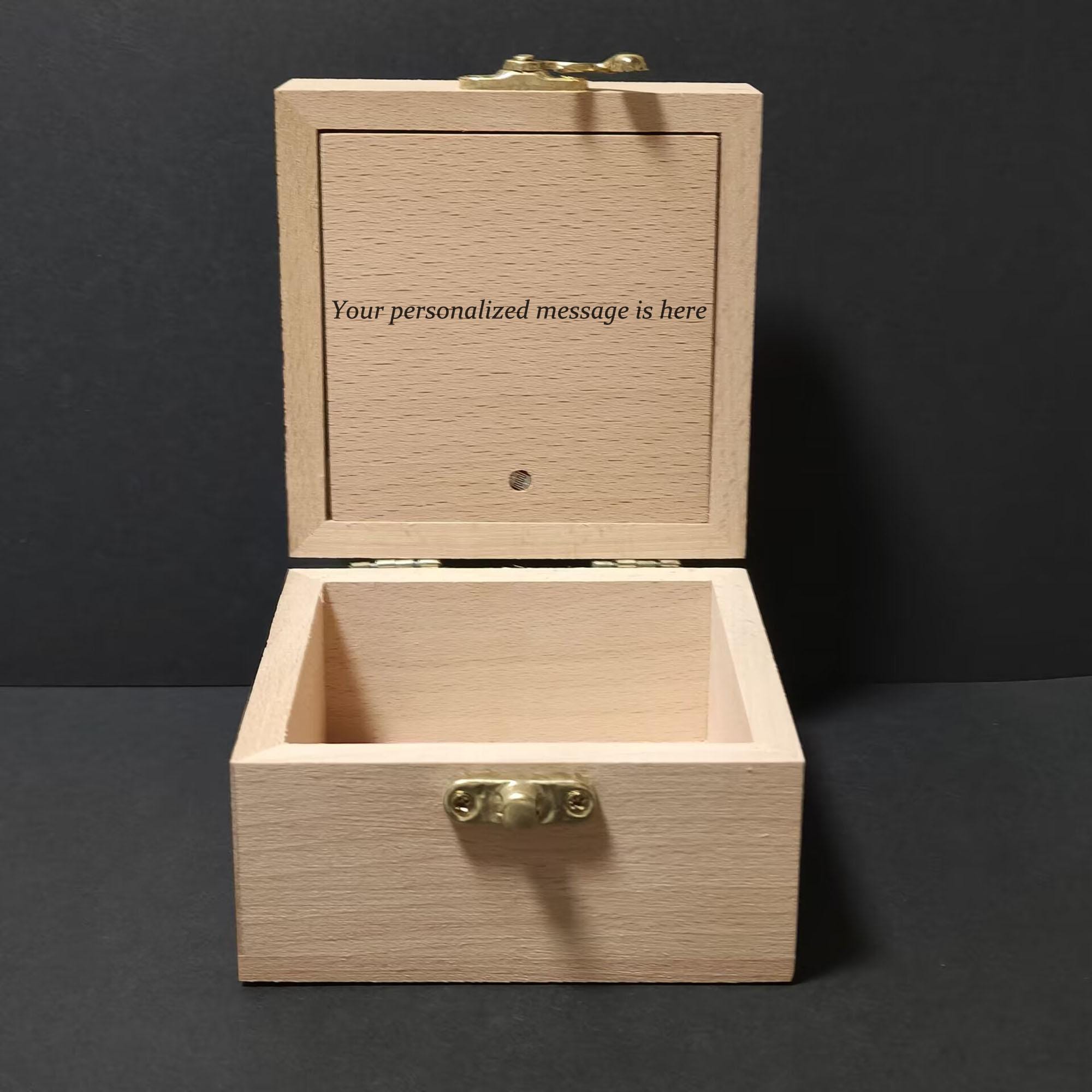 ジョジョの奇妙な冒険 木製オルゴール：USB充電式、カスタム彫刻